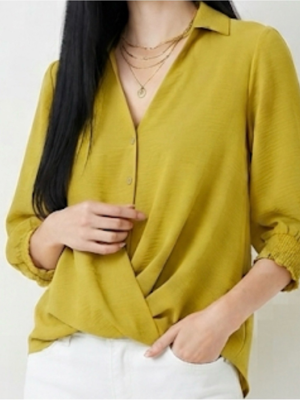 Chenault Women's Mustard Blouse